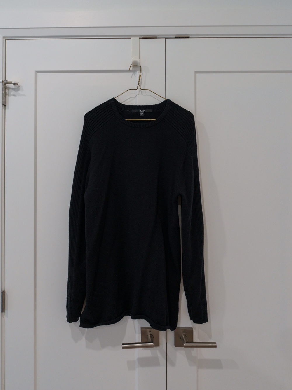Guess Men's Crewneck Sweater - Black
